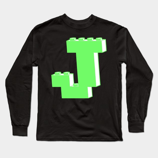 THE LETTER J Long Sleeve T-Shirt by ChilleeW